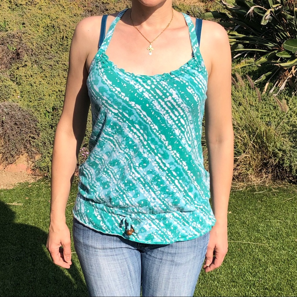 Teal Tank top